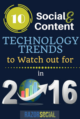 10 Social and Content Technology Trends for 2016