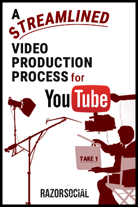 A streamlined video production process for YouTube